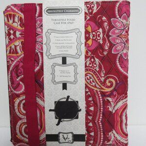 Absolutely Charming Turnstyle Folio Case For iPad by VIVITAR 360° Rotating View